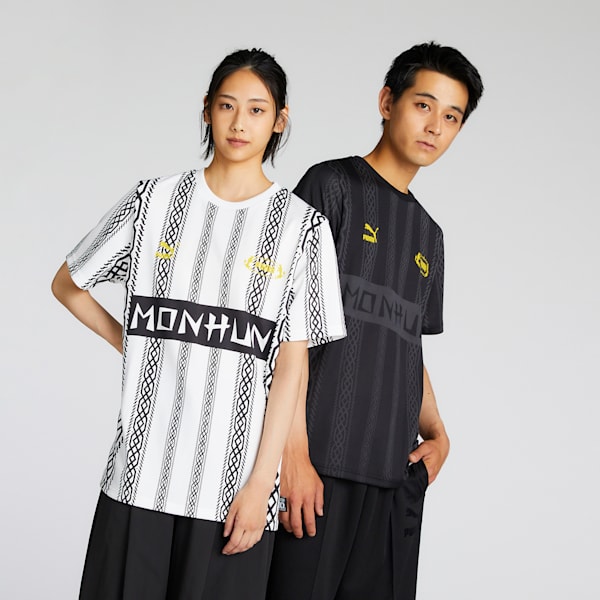 ユニセックス PUMA x モンスターハンター フットボール 半袖 Tシャツ, PUMA White, extralarge-JPN