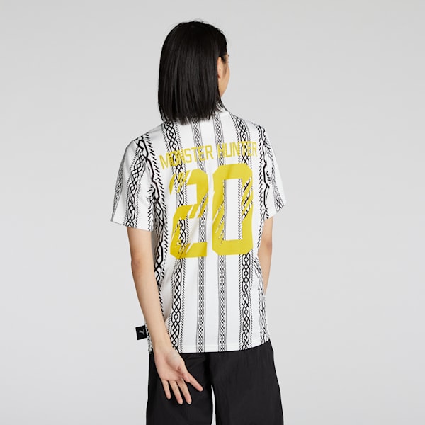 ユニセックス PUMA x モンスターハンター フットボール 半袖 Tシャツ, PUMA White, extralarge-JPN