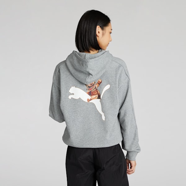 ユニセックス PUMA x モンスターハンター フーディー 2, Medium Gray Heather, extralarge-JPN