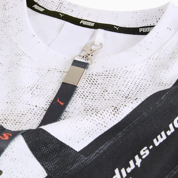 A$AP ROCKY x PUMA Seatbelt Men's Tee, PUMA White-Puma Black, extralarge-IND