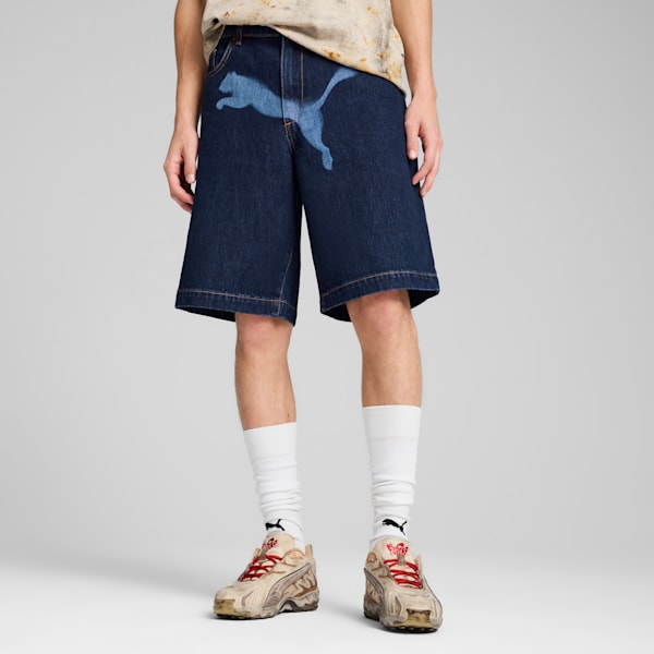 メンズ A$AP ROCKY x PUMA デニム ショーツ, Dark Denim, extralarge-JPN