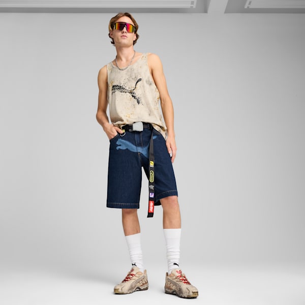 メンズ A$AP ROCKY x PUMA デニム ショーツ, Dark Denim, extralarge-JPN