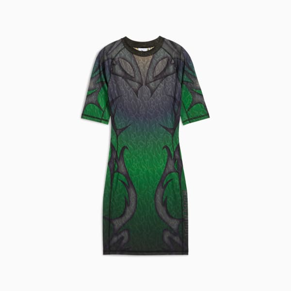 ウィメンズ PUMA x ARIES ドレス, Fluro Green Pes, extralarge-JPN