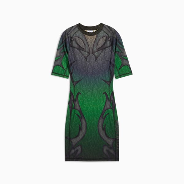 Vestido para mujer PUMA x ARIES, Fluro Green Pes, extralarge