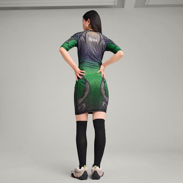Vestido para mujer PUMA x ARIES, Fluro Green Pes, extralarge