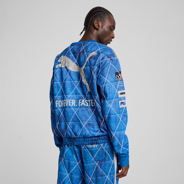 A$AP ROCKY x PUMA Quilted Sweatshirt, Clyde Royal, extralarge-IND