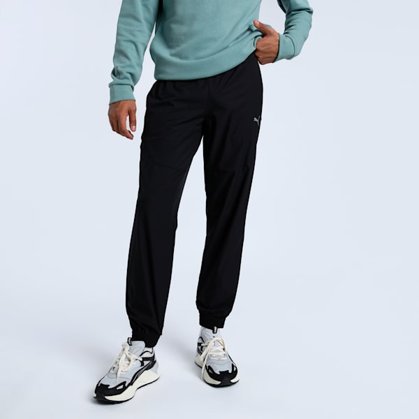 PUMATECH Men's Track Pants, PUMA Black, extralarge-IND