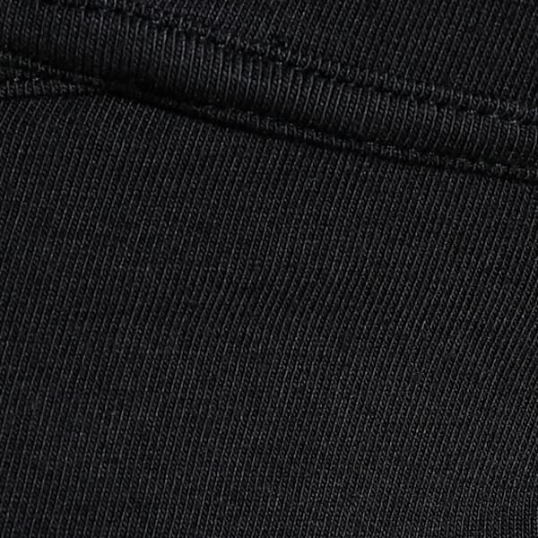 WARDROBE Essentials Women's Slim Fit Cut-Out Crop Tee, PUMA Black, extralarge-IND