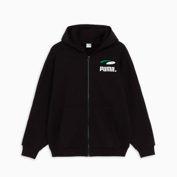ウィメンズ クラシック スケートボード PUMAS OS フーディー, PUMA Black, extralarge-JPN