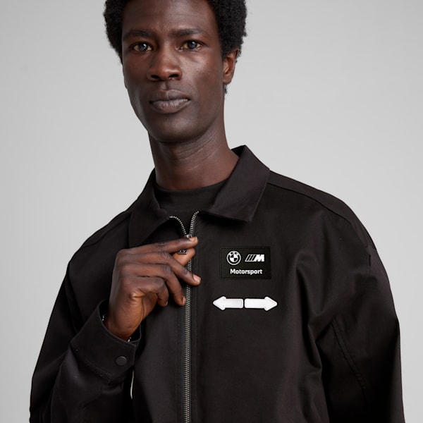BMW M Motorsport Men's Coach Jacket, PUMA Black, extralarge