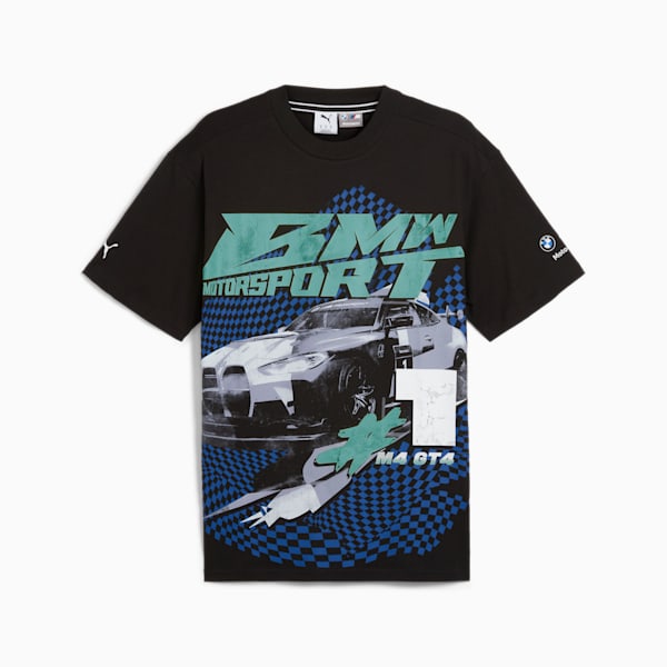 T-shirt graphique large BMW M Motorsport Homme, PUMA Black, extralarge