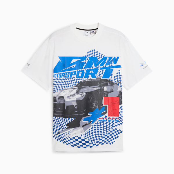 T-shirt graphique large BMW M Motorsport Homme, PUMA White, extralarge