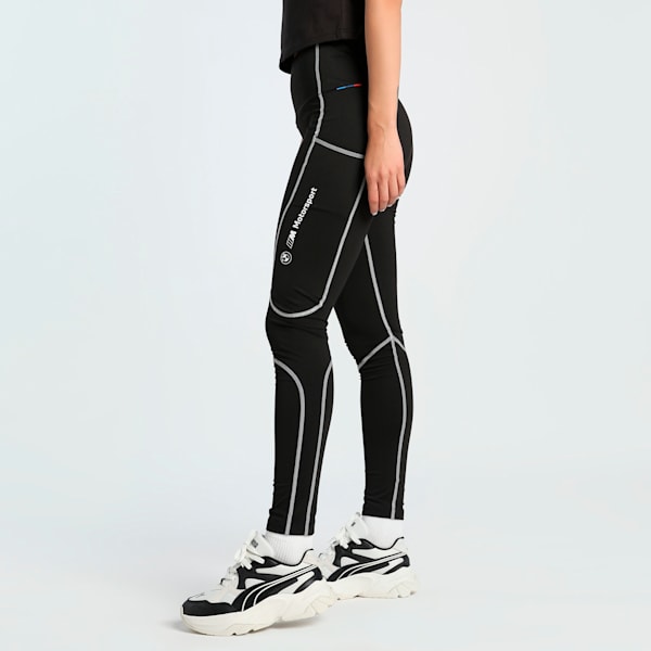 BMW M Motorsport Lifestyle Women's Leggings, PUMA Black, extralarge-IND