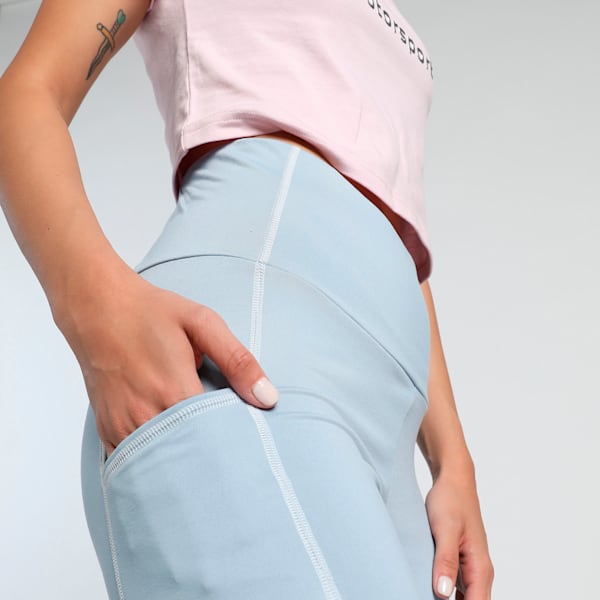 BMW M Motorsport Lifestyle Women's Leggings, Blue Wash, extralarge-IND