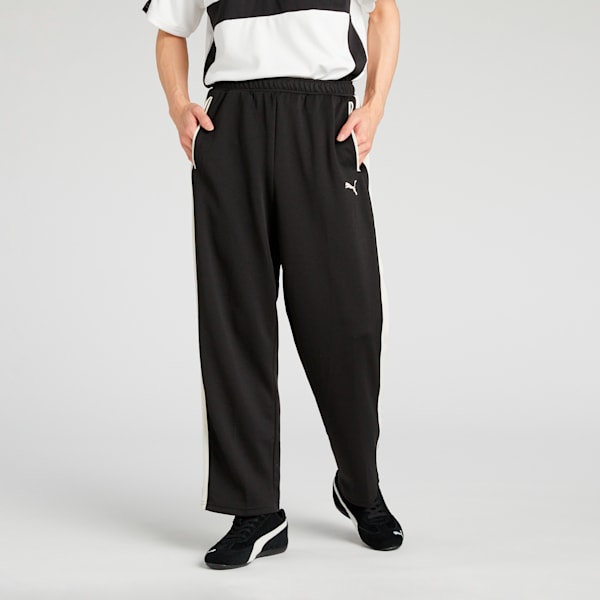 ユニセックス T7 トラック パンツ JP, PUMA Black-Alpine Snow, extralarge-JPN
