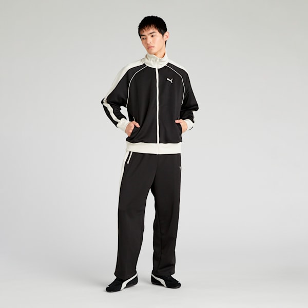 ユニセックス T7 トラック パンツ JP, PUMA Black-Alpine Snow, extralarge-JPN
