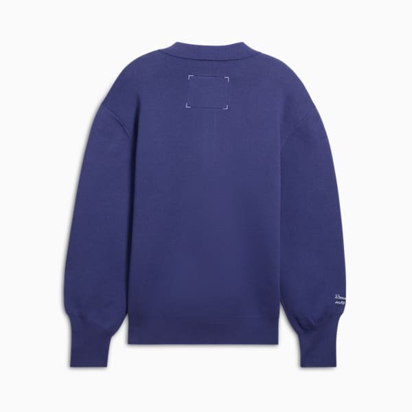 PUMA x Schomburg Men's Quarter-Zip, Blue Crystal, extralarge
