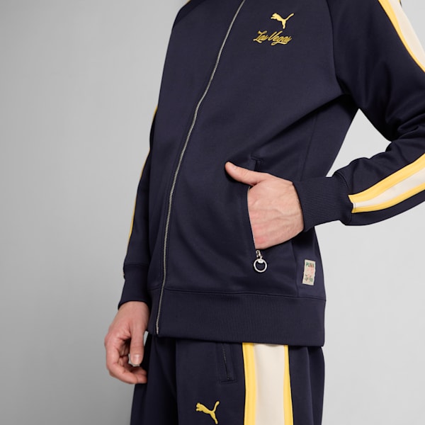 T7 Las Vegas Men's Track Jacket, New Navy, extralarge