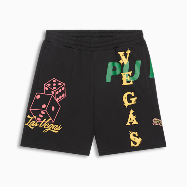 Shorts Wardrobe Essentials Las Vegas Men's 7, PUMA Black, extralarge
