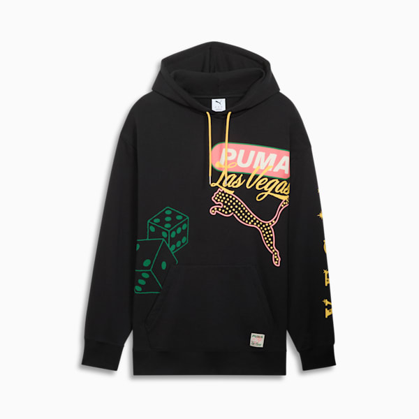 Sudadera con capucha para hombre Wardrobe Essentials Las Vegas, PUMA Black, extralarge