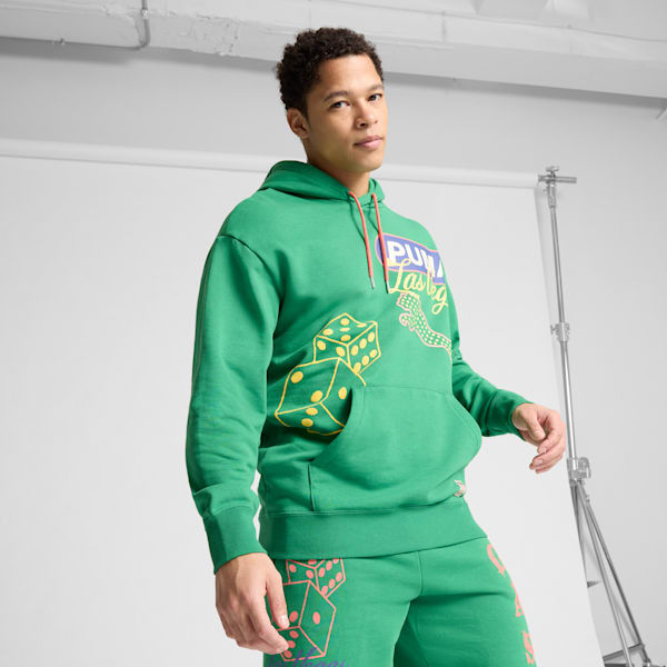 Wardrobe Essentials Las Vegas Men's Hoodie, Archive Green, extralarge