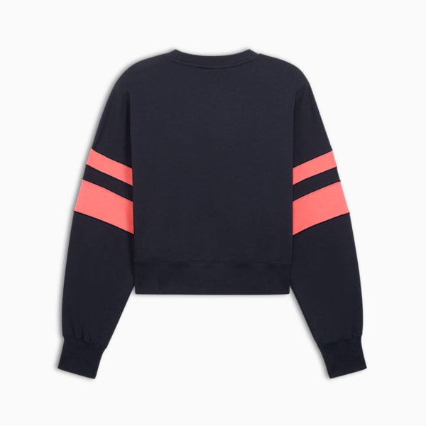 Wardrobe Essentials Las Vegas Women's Crew Sweatshirt, New Navy, extralarge
