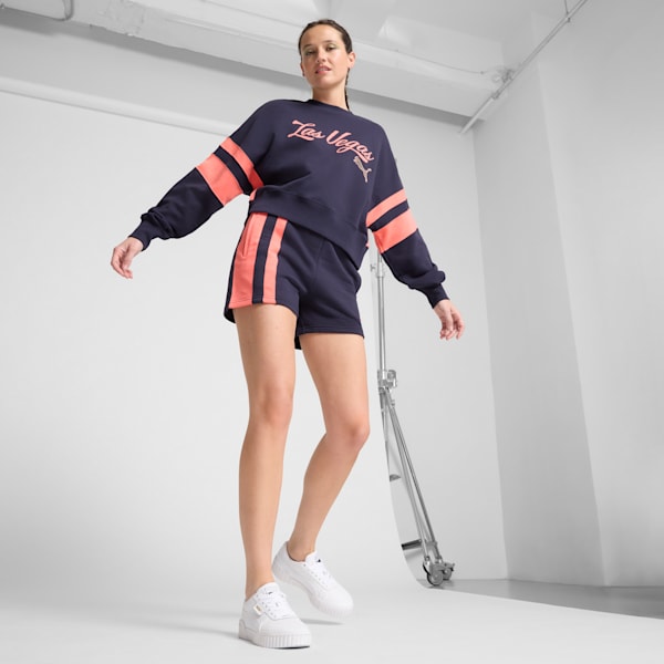 Shorts para mujer de 4 pulgadas Wardrobe Essentials Las Vegas, New Navy, extralarge