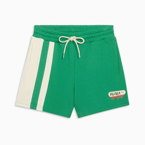 Shorts para mujer de 4 pulgadas Wardrobe Essentials Las Vegas, Archive Green, extralarge