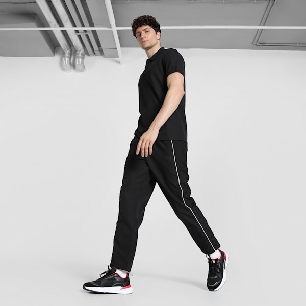 Ferrari Race Tonal Men's Motorsport Polo, PUMA Black, extralarge-IND