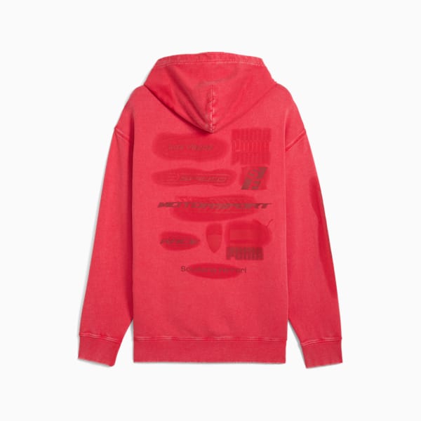 Sudadera con capucha Desert Sun para hombre Scuderia Ferrari, Rosso Corsa, extralarge