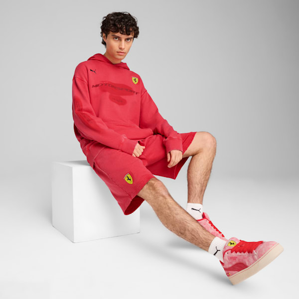 Sudadera con capucha Desert Sun para hombre Scuderia Ferrari, Rosso Corsa, extralarge
