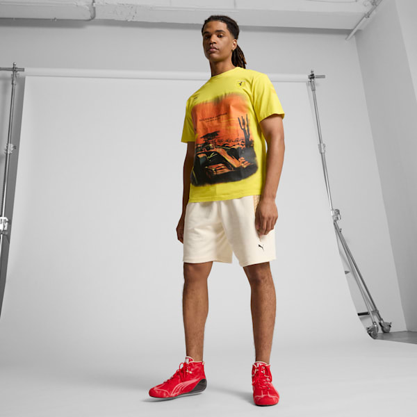Scuderia Ferrari Desert Sun Men's Tee, Speed Yellow, extralarge