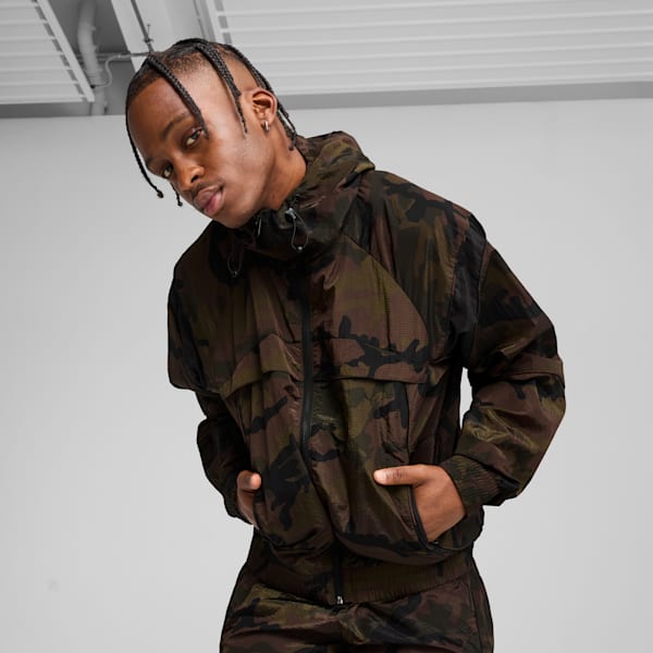 Mostroverse All-Over Print Ripstop Jacket, PUMA Black, extralarge