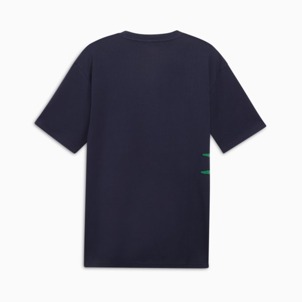 Wardrobe Essentials Bright Lights NYC Flagship Men's Tee, New Navy, extralarge