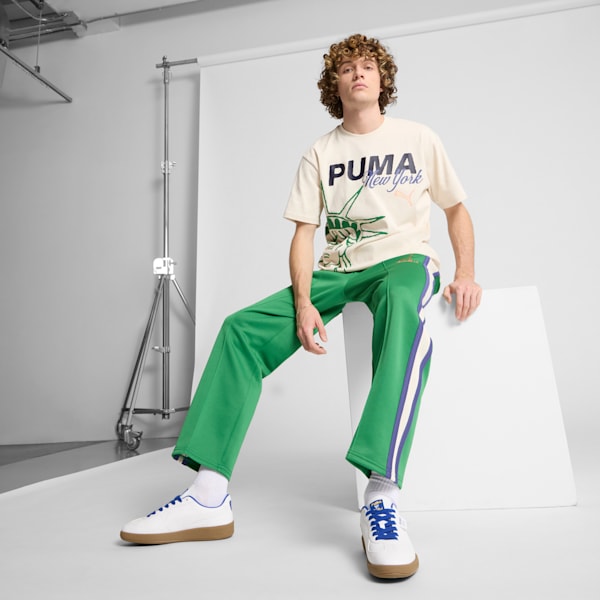 Wardrobe Essentials Bright Lights NYC Flagship Men's Tee, Alpine Snow, extralarge