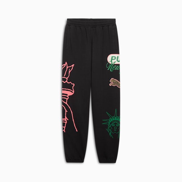 Pants deportivos para hombre Wardrobe Essentials Bright Lights NYC Flagship, PUMA Black, extralarge