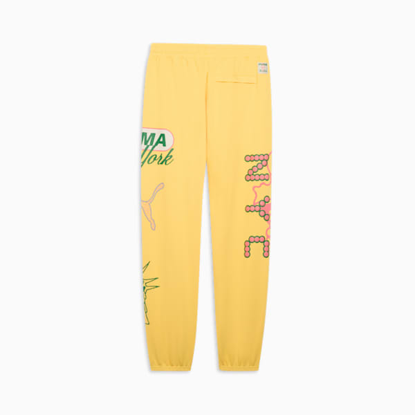 Wardrobe Essentials Bright Lights NYC Flagship Men's Sweatpants, Sunny Yellow, extralarge