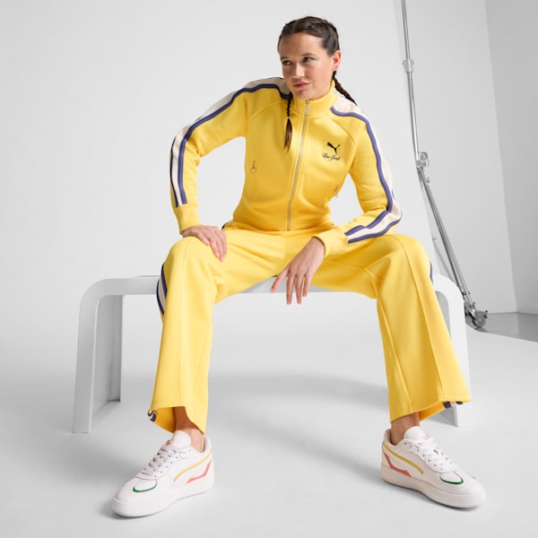 T7 Bright Lights NYC Flagship Women's Track Jacket, Sunny Yellow, extralarge
