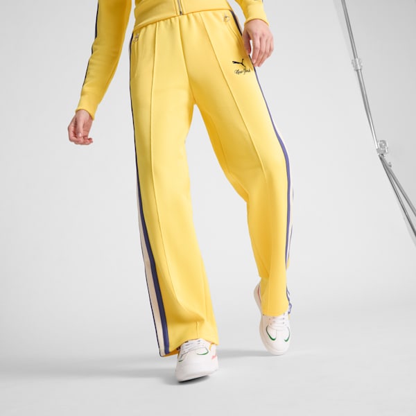 T7 Bright Lights NYC Flagship Women's Track Pants, Sunny Yellow, extralarge