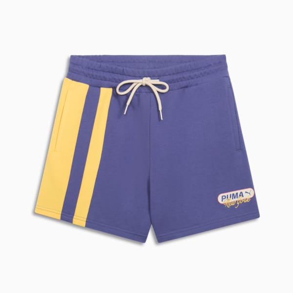 Shorts para mujer Wardrobe Essentials Bright Lights NYC Flagship, Blue Crystal, extralarge