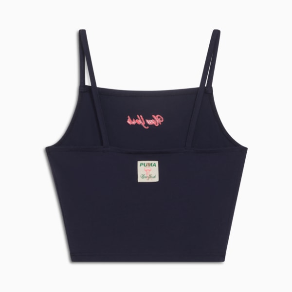 Wardrobe Essentials Bright Lights NYC Flagship Women's Tank Top, New Navy, extralarge
