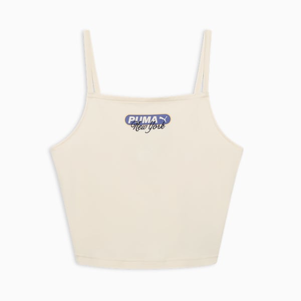 Wardrobe Essentials Bright Lights NYC Flagship Women's Tank Top, Alpine Snow, extralarge