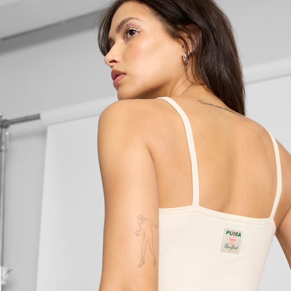 Wardrobe Essentials Bright Lights NYC Flagship Women's Tank Top, Alpine Snow, extralarge