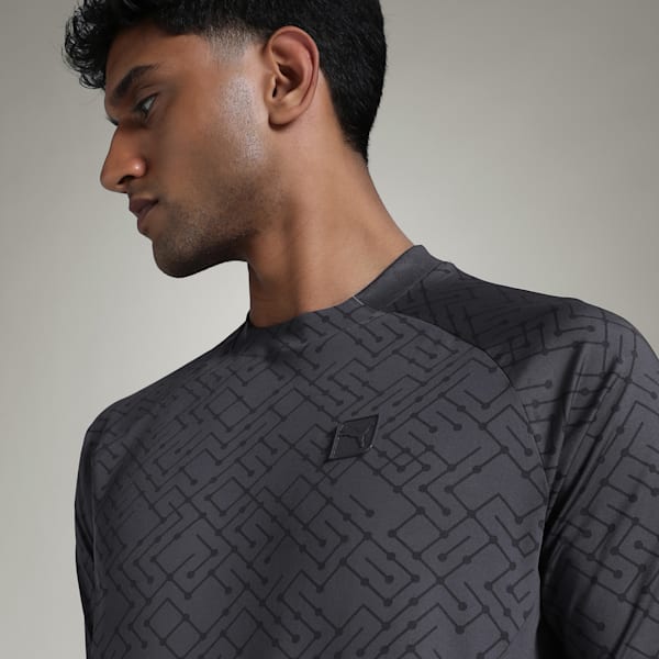 PUMATECH Men's Graphic T-Shirt, Galactic Gray, extralarge-IND
