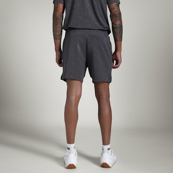 Men's PUMATECH AOP Shorts, Galactic Gray, extralarge-IND
