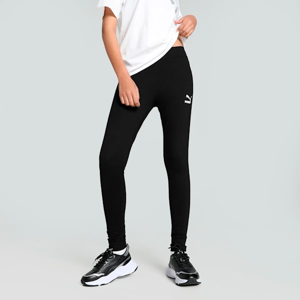 Women's Iconic T7 Mid-Rise Leggings, Puma Black, extralarge-IND