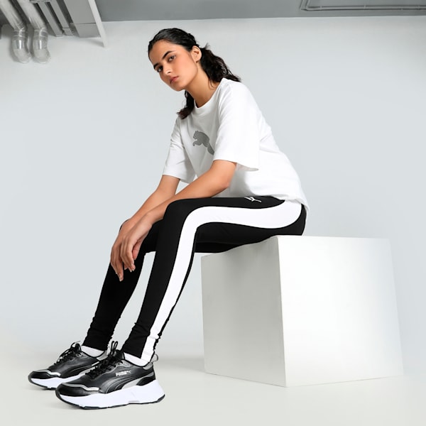 Women's Iconic T7 Mid-Rise Leggings, Puma Black, extralarge-IND