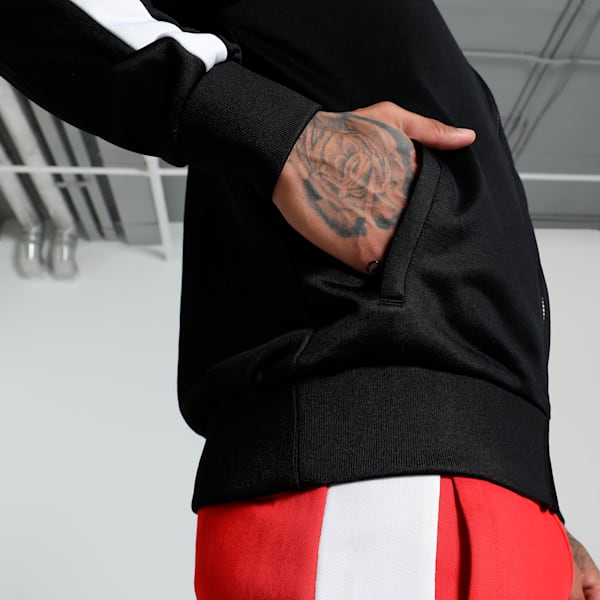 Iconic T7 Men's Track Jacket, Puma Black, extralarge-IND