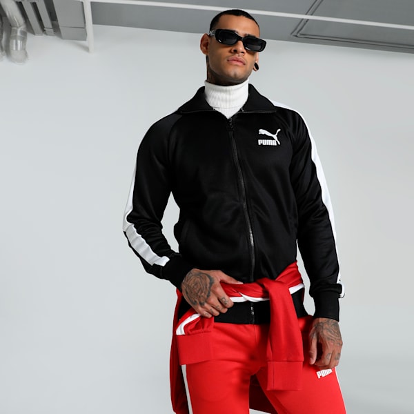Iconic T7 Men's Track Jacket, Puma Black, extralarge-IND