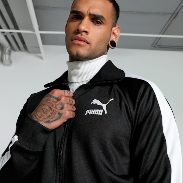 Iconic T7 Men's Track Jacket, Puma Black, extralarge-IND